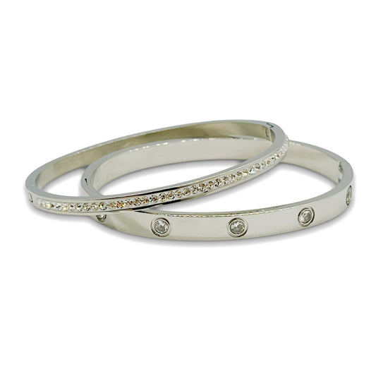 Silver Bangle Bracelet Collection